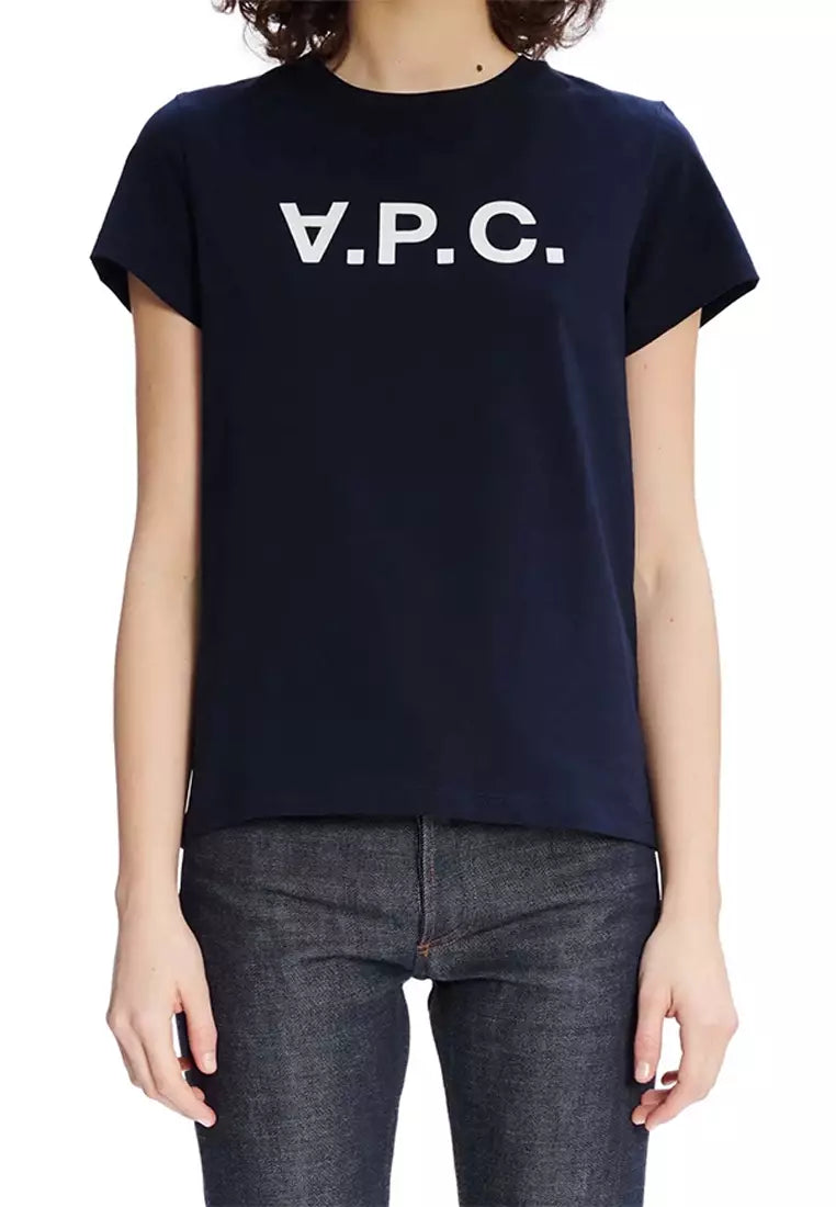 A. P.C Cotton Women's Short Sleeve T-shirt COBQXF 26944 IAK