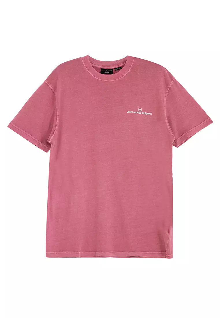 Cotton On Basquiat Loose Fit T-Shirt Raspberry/Lightning